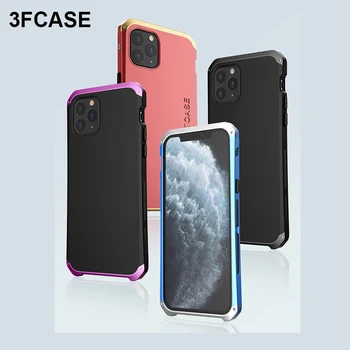 

Shockproof Metal Armor Case For iPhone 11 Pro Max X Xr Xs Max Case Luxury Aluminum + PC Cover For iPhone 5S 6 6S 7 8 Plus Funda