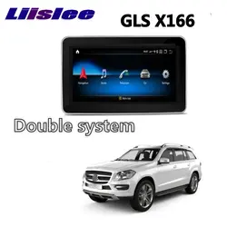 LiisLee для Mercedes Benz MB GLC Class X166 GLS63 AMG 2015 ~ 2018 автомобильный мультимедийный плеер gps аудио радио навигация NAVI