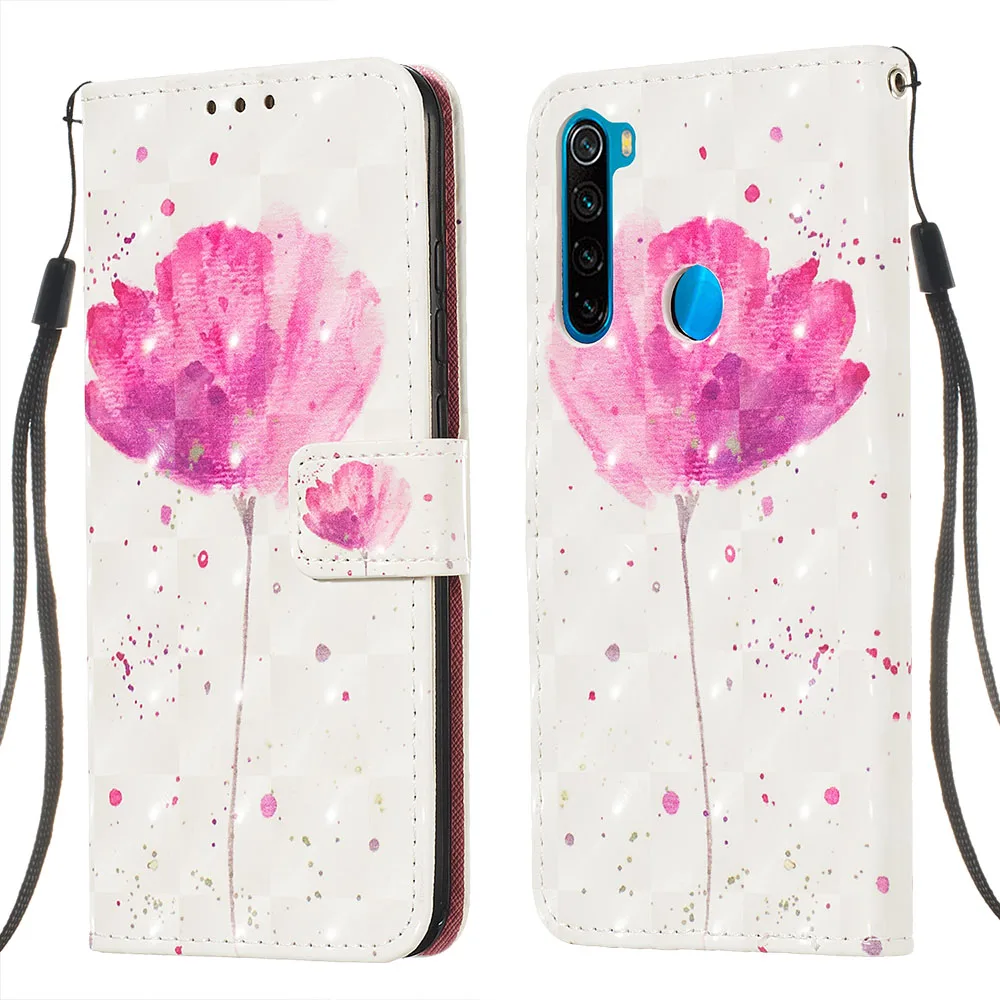 Чехол-книжка из искусственной кожи для Xiao mi Red mi Note8 Note8 Pro/mi 6X/mi A2/Red mi Note 5A Prime/Red mi 4A 5A
