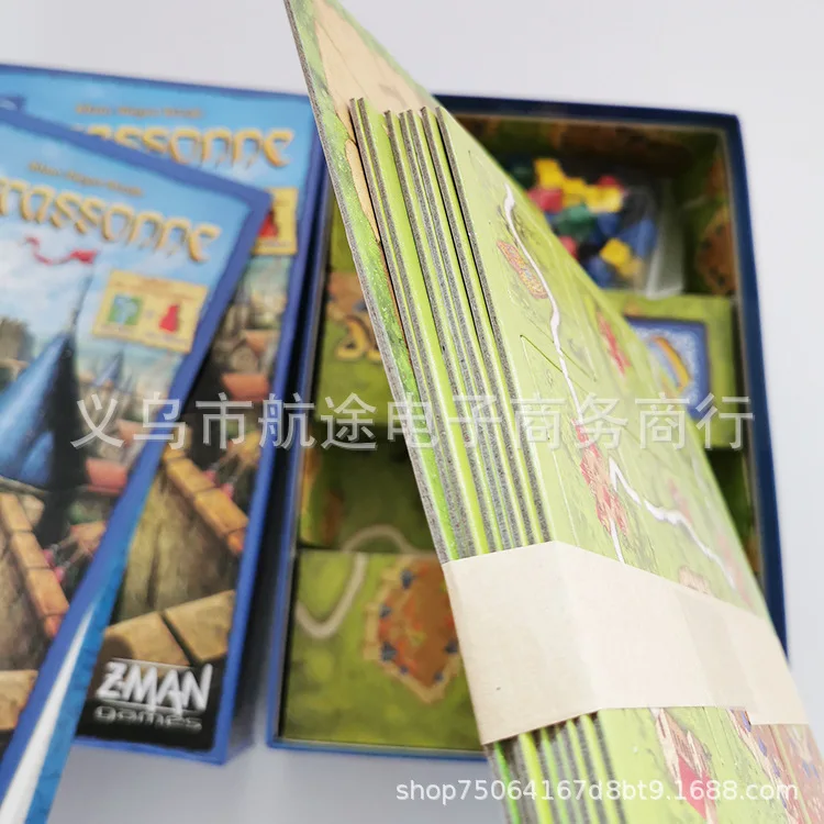 Каркассон Кака классическая настольная игра Kaka City настольная игра английский