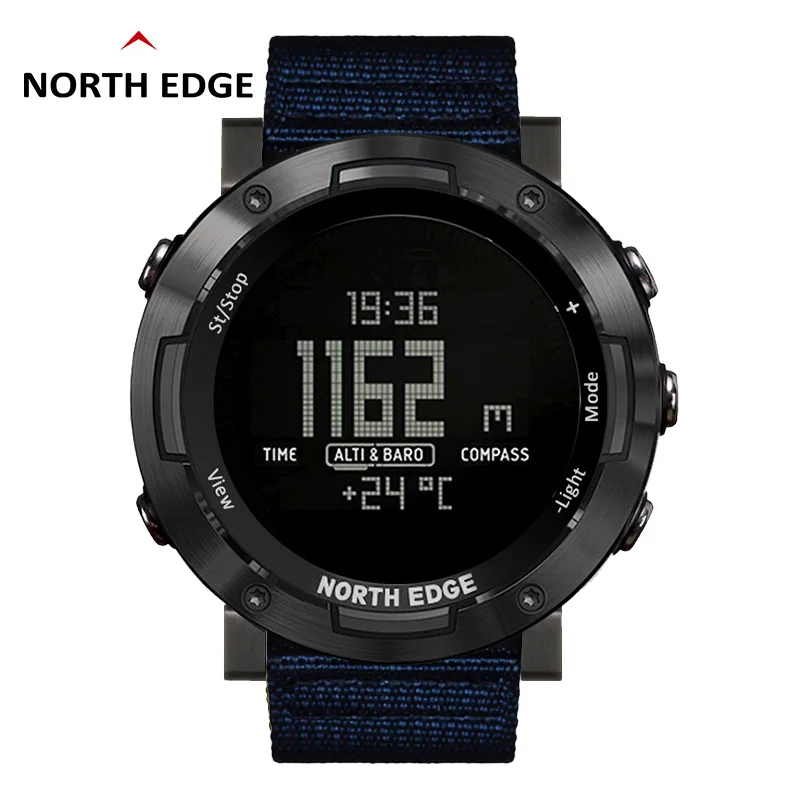 NORTH EDGE мужские спортивные часы альтиметр барометр компас термометр шагомер с