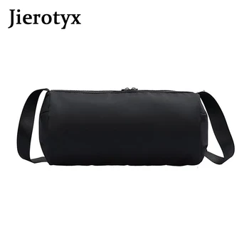 

JIEROTYX Fashion Chic Trendy Women Crossbody Bag Barrel Shape New Designer Casual Female Shoulder Bags Soft Strap Shoulder Bag