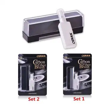 

Vinyl Cleaning Kit Carbon Fiber Anti Static Brush Clean Cleaner Remover Phonograph Turntable Cleaning Kit