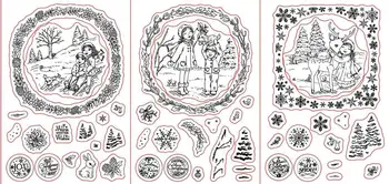 

Winter snow clear Stamp Transparent seal for DIY scrapbooking/Card Making c582