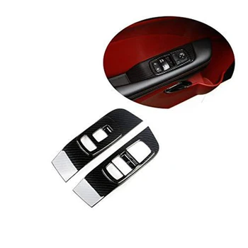 

Carbon Fiber Car Window Glass Lifting Panel Trims for Dodge Challenger 2015-2020 Car Door Modification Parts