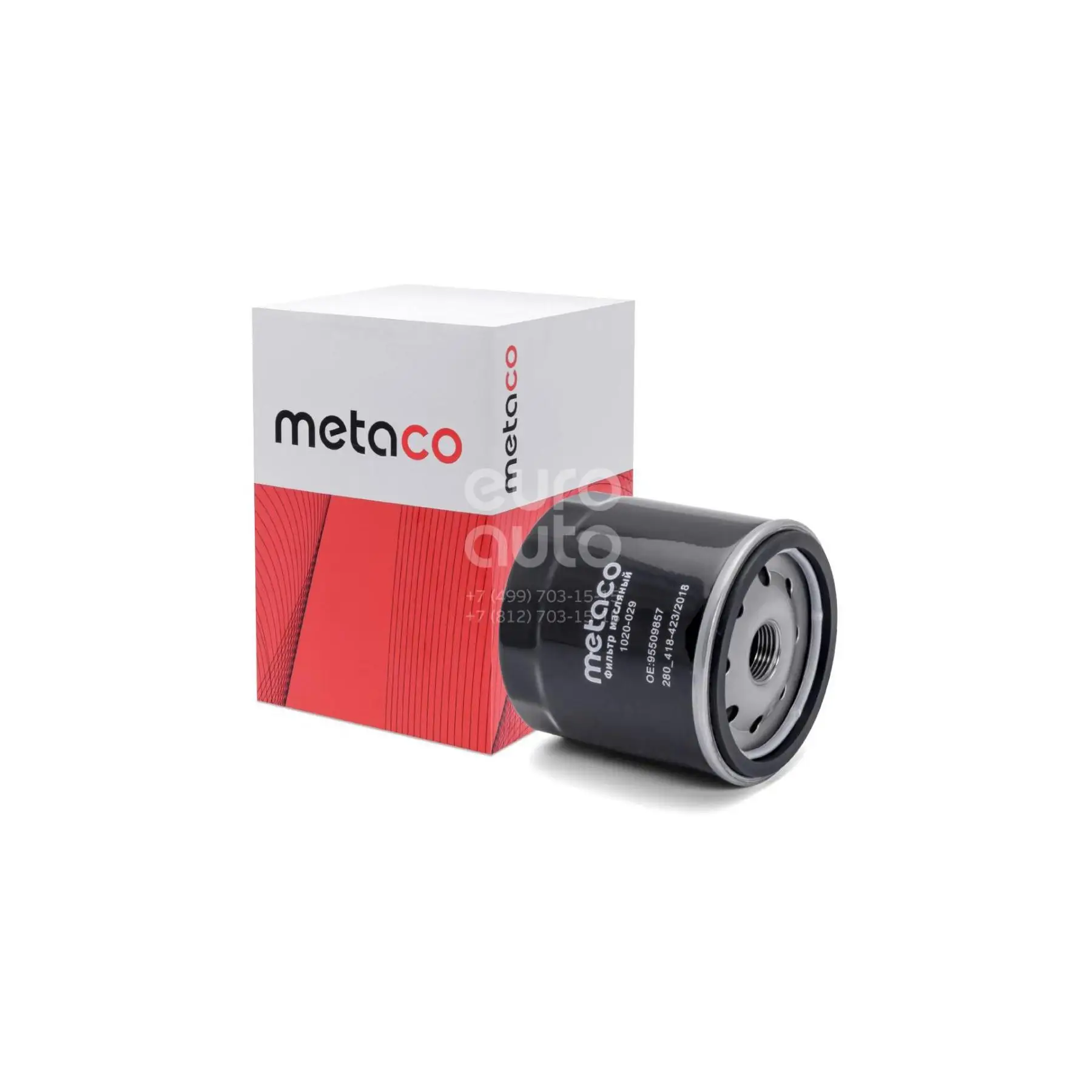 Metaco Фильтр масляный 1020-029 76x78.5/ M18x1.5