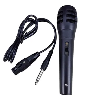 

1Pcs Mic Handheld Pro Dynamic Microphone Handheld Microphone Wired Karaoke USB KTV Player Mic Speaker Record Music Microphones