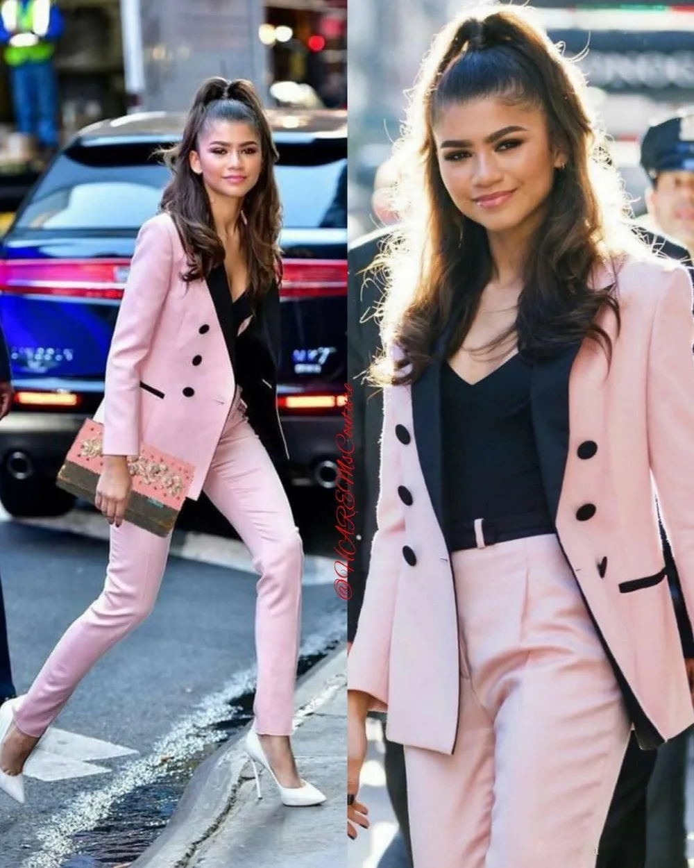 light-pink-2019-mother-of-the-bride-pant-suits-women-business-suits-black-peaked-lapel-tuxedo-blazer-for-wedding(jacket+pants)