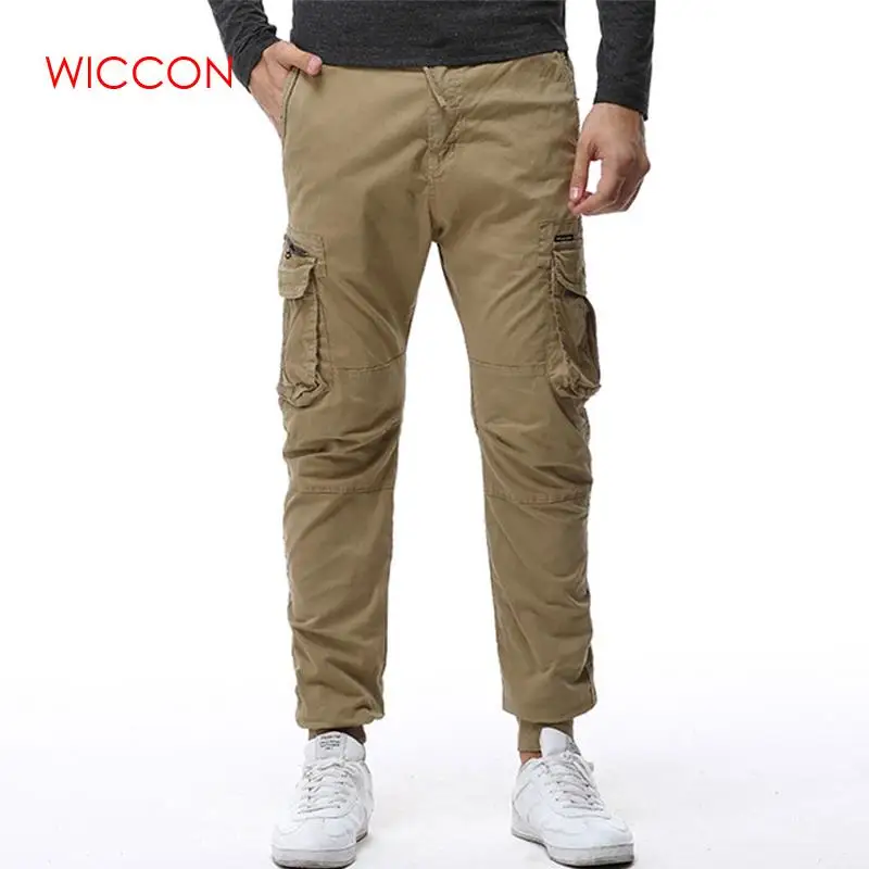 Unpadupe Новая мода Осень Зима повседневные одноцветные компрессионные брюки мужские с высокой талией хлопковые брюки мужские s