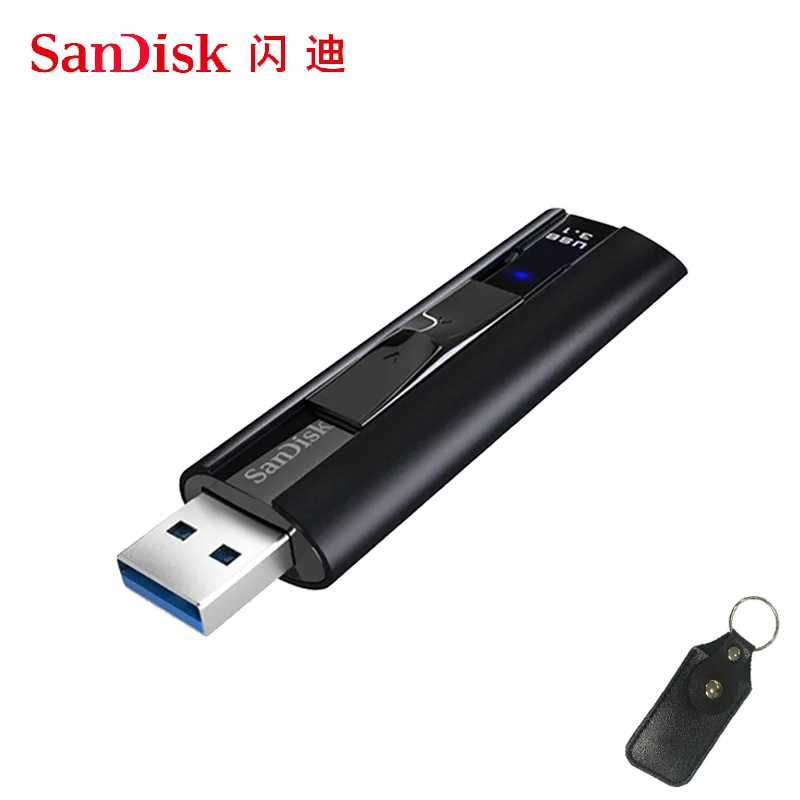 Флеш накопитель USB sandisk 256 128 ГБ высокая скорость Макс. 420 м флешка флеш 3 1 диск на
