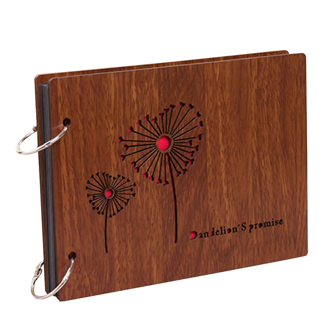 1pcs Handmade Loose-leaf Pasted Photo Album Personalized Baby Lovers DIY Wedding Memorial Photo Album 8 Inch Wood Cover Albums - Color: 20