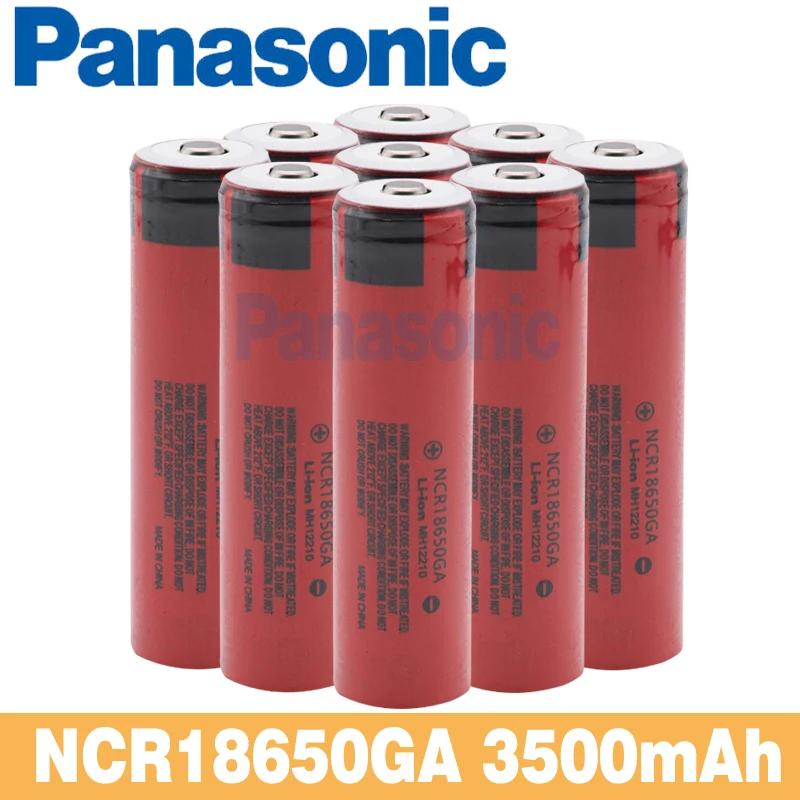 Panasonic Оригинал 18650 батарея перезаряжаемая 3 7 V литиевая 3500mAh ncr1865GA 30A Разрядка Для