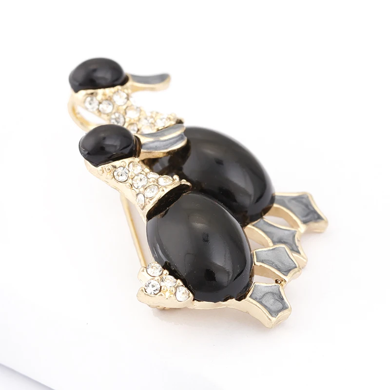 H350390X黑色情侣鸭胸针 (7)