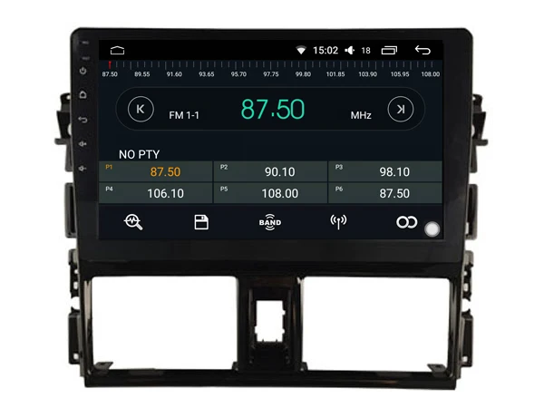 New Arrival in stock, Android 10.0 Car GPS for Toyota Yaris Vios Car Radio Multimedia tape recorder bluetooth navigation
