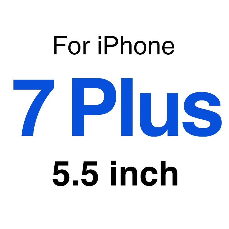 5 шт. полное покрытие из закаленного стекла для iPhone 7 Plus 6 6s 8 Plus Защита экрана для iPhone X XS MAX XR на iPhone 11 Pro Max стекло - Цвет: For iPhone 7 Plus