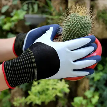 

1Pair Breathable Non-slip Waterproof Gardening Pruning Gloves Protective Cover Wear-resisting Cleaning Safety Gloves