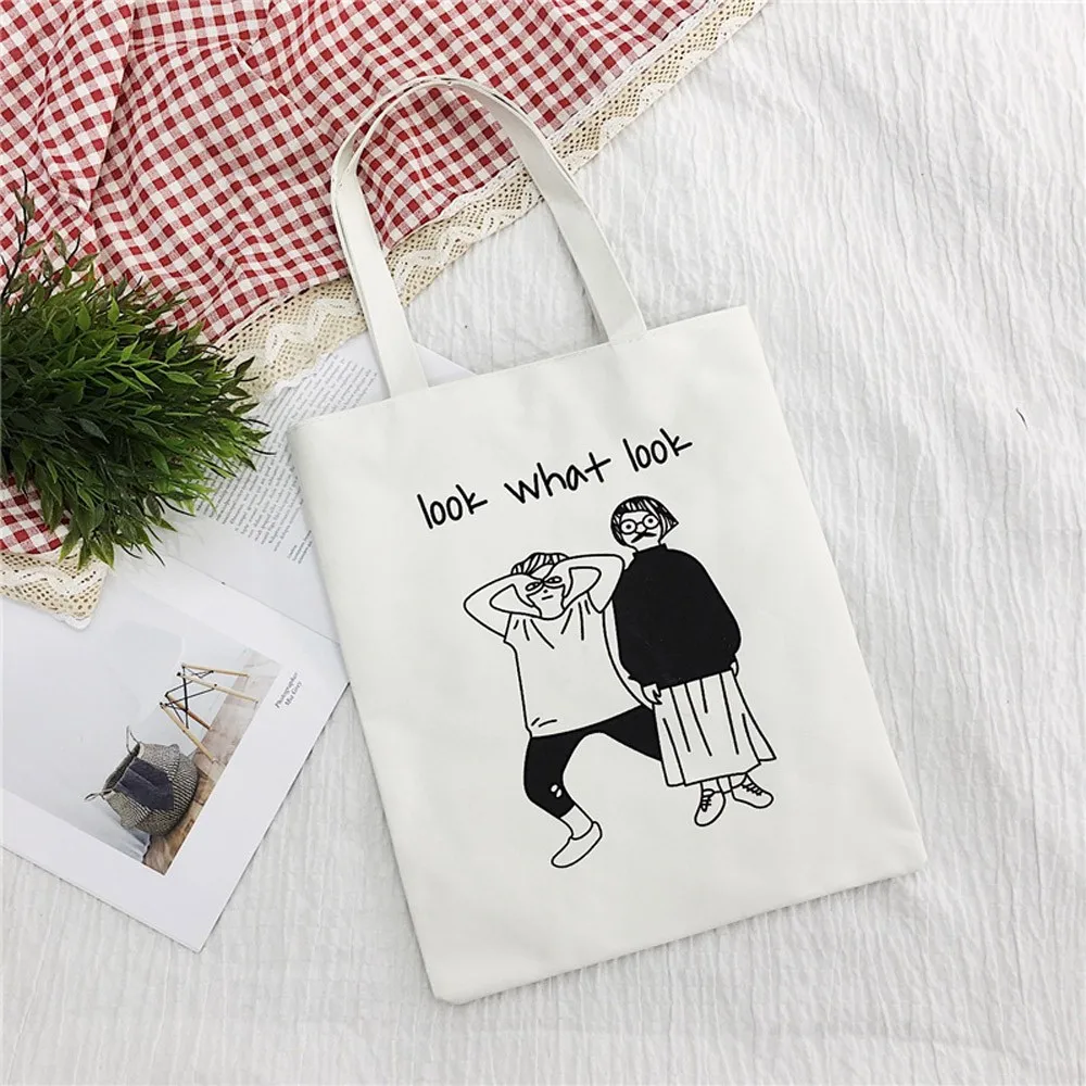 Женская Холщовая Сумка с принтом, сумка на плечо, вместительная пляжная сумка-тоут, сумки для покупок, bolsa tela, многоразовая сумка для покупок