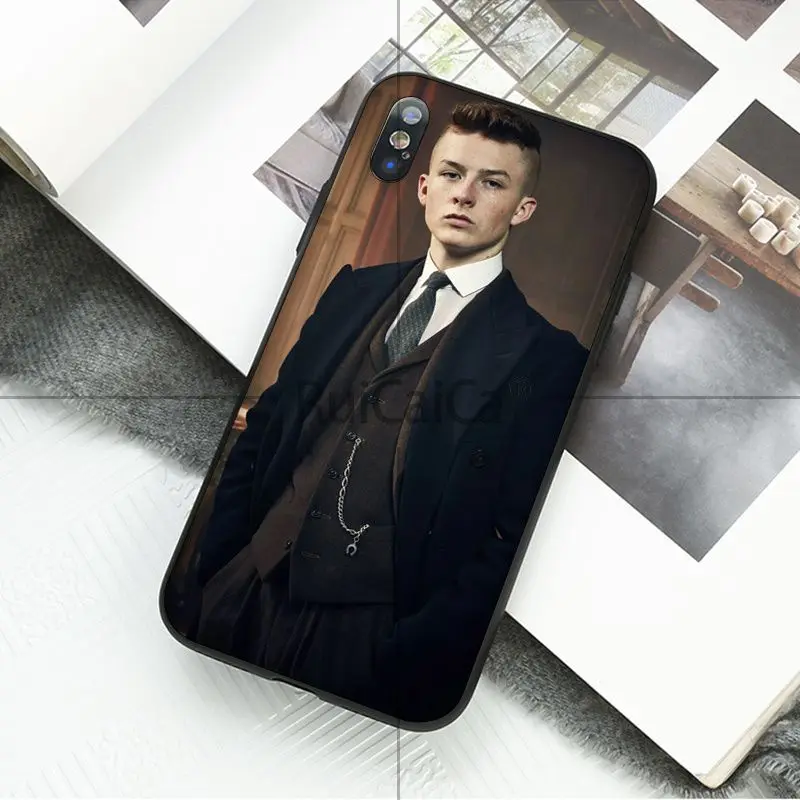 Ruicaica Томас Шелби Peaky bliners Мягкий силиконовый чехол для телефона iPhone 5 5Sx 6 7plus 8 8Plus X XS MAX XR 11 11pro max