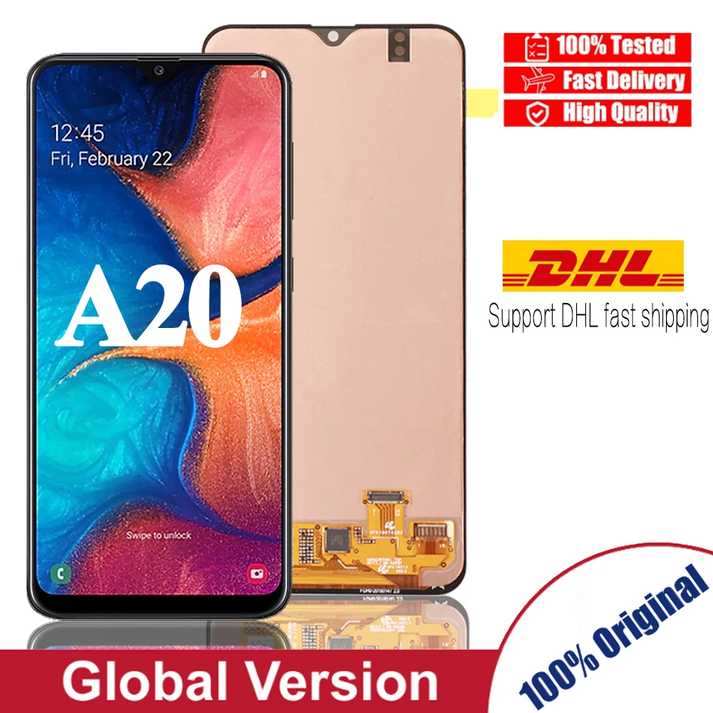 Samsung A20 A205 A205f Display 