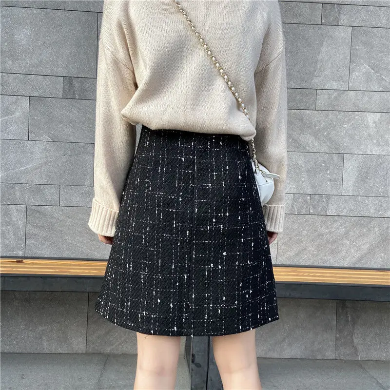 High-waisted Skirt With Side Slit Long Skirt Women Elegant Skirts Womens 2021 Vintage Harajuku Fashion Clothing Skort for Women tennis skirt outfits