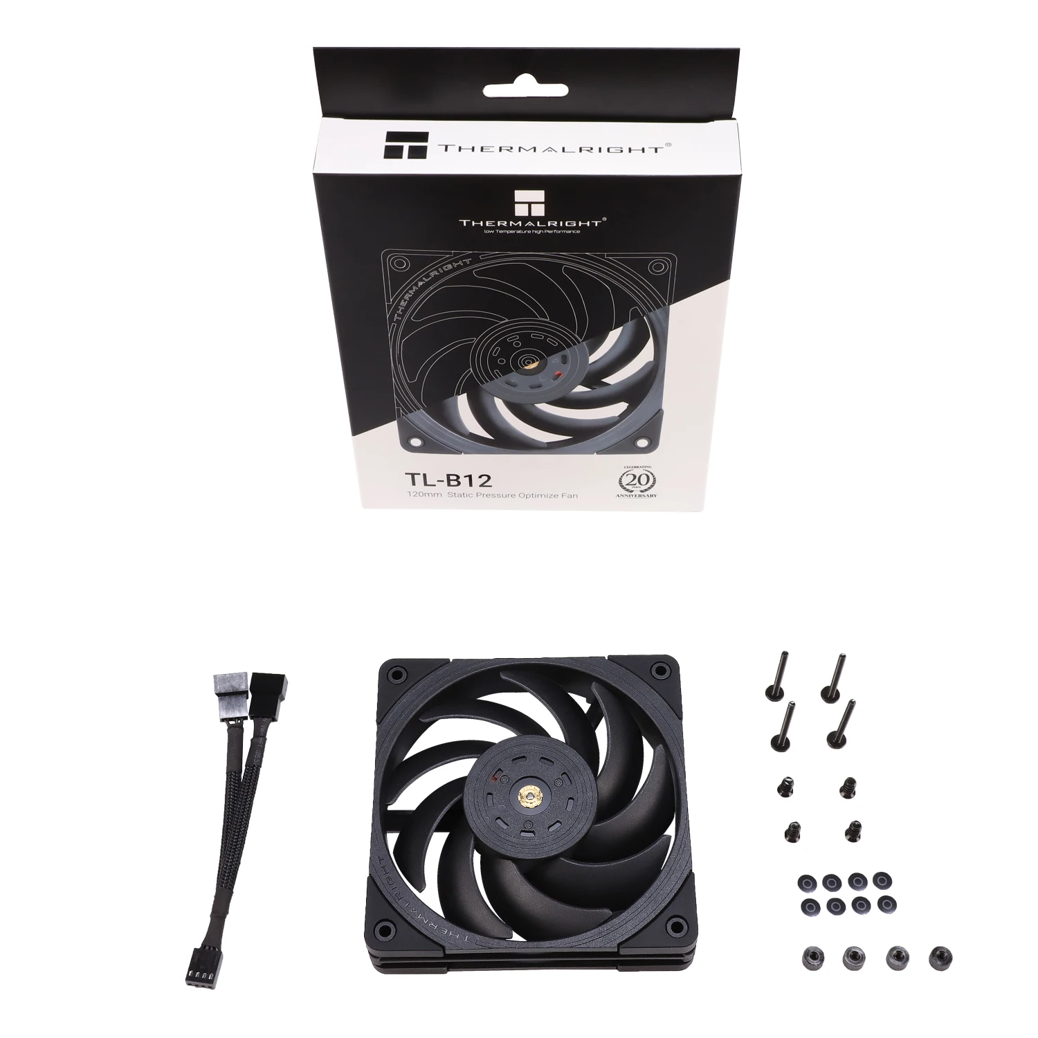 Thermalright PC Chassis 120MM Cooling Fan Speed 2150 PWM