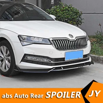 

For Skoda superb Body kit spoiler 2018-2020 For Skoda superb ABS Rear lip rear spoiler front Bumper Diffuser Bumpers Protector
