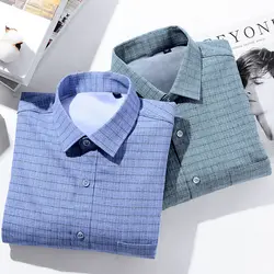 2019 Новая модная рубашка с длинными рукавами, зимняя теплая брендовая мужская рубашка Camisa Masculina, плотный тонкий дизайн, формальная