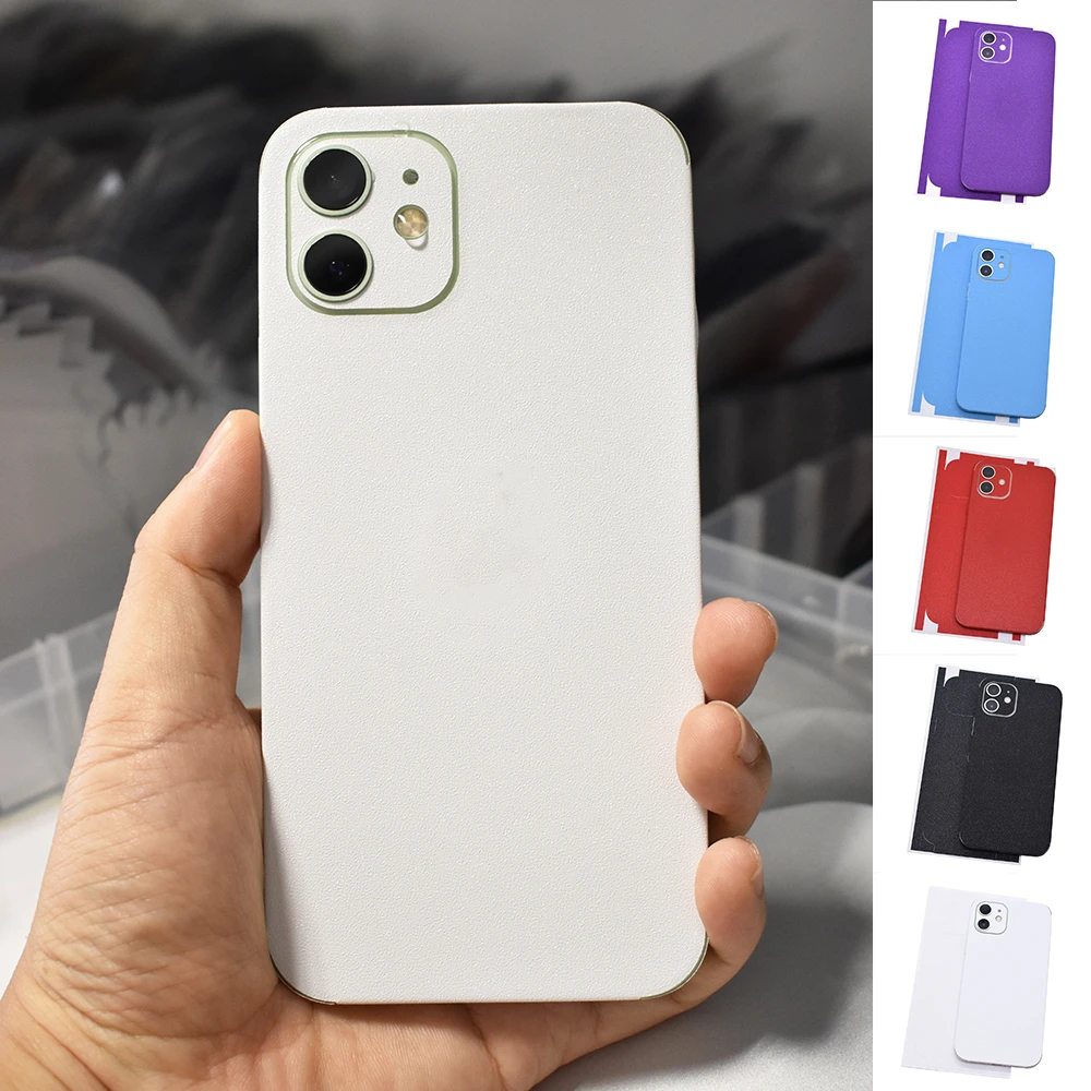 best iphone 13 pro max case Logo Cutout Frosted Shining Full Wrapped Protective Cover Skin Sticker for iPhone 6 6s X XR XS 7 8 Plus 11 12 13 Pro Max Mini iphone 13 pro phone case