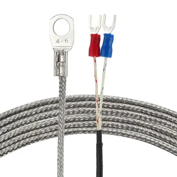 

uxcell K Type Temperature Sensor Probe 2M Cable 6mm Hole Thermocouple 32~752°F (0~400°C)