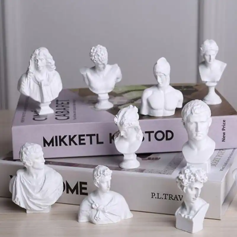 ミニ石膏モデル塗装用品オフィス学用品人格石膏ようフィギュア装飾クリエイティブ像モデル Plaster Model Aliexpress