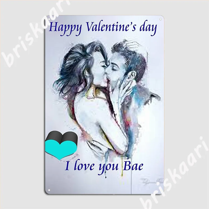 

Металлический плакат на День Св. Валентина, Постер клуба, бара, таблички, паба, создание оловянного знака, постер