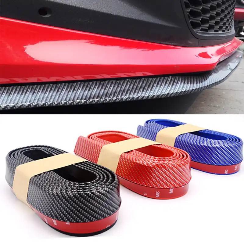 2.5m Car Bumper Lip Strip Protectors Splitter Body Kits Spoiler Bumpers