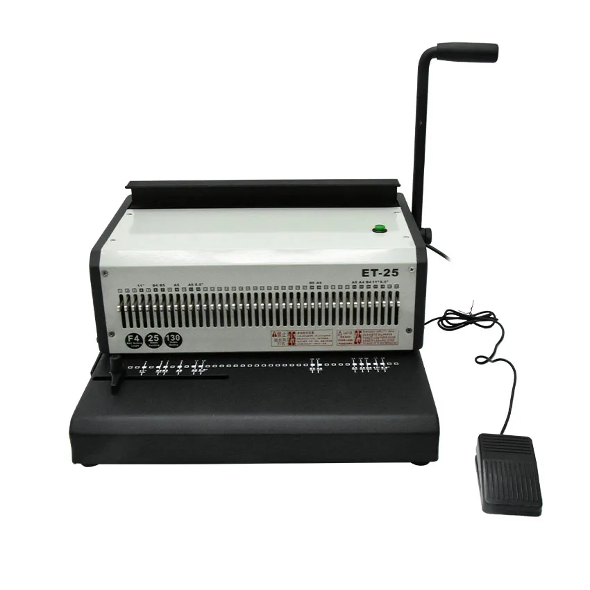 1pc New Electric Double Wire Book Binding Machine,book Binder Machine