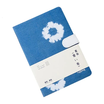 

Creative students thickened color edge notebook notepad simple cloth notebook