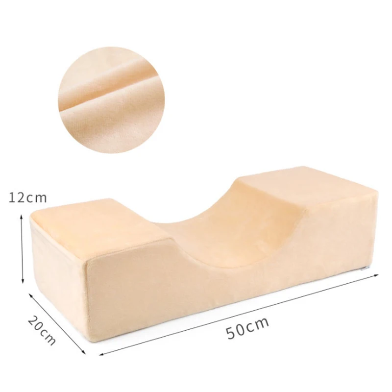 Light Yellow Подушка для ресниц для наращивания ресниц, Прививка ресниц, подушка для шеи с эффектом памяти, подушка для макияжа, для салонного использования, Прививка ресниц, поддержка - Цвет: Light Yellow