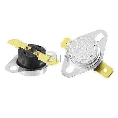 

2 Pcs 135 Celsius Normal Close Thermostat Temperature Control Switch KSD301