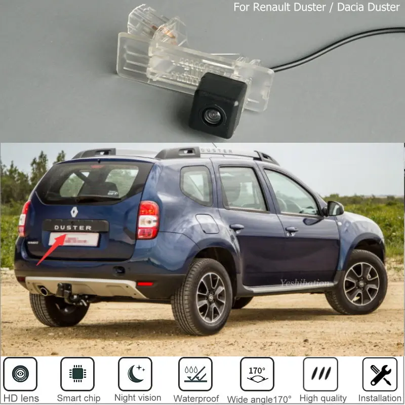 Камера заднего вида для Renault Duster / Dacia 2010 ~ 2018 Автомобильная камера парковки