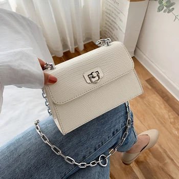 

2020 Fashion small Women Bag pu Leather Chain Handbags PU Shoulder Bag Flap Crossbody Bags for Women Messenger Bags