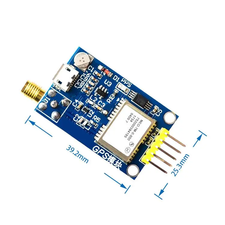 GPS модуль micro USB NEO 6M 7M 8M спутникового позиционирования 51 однокристальный для Arduino