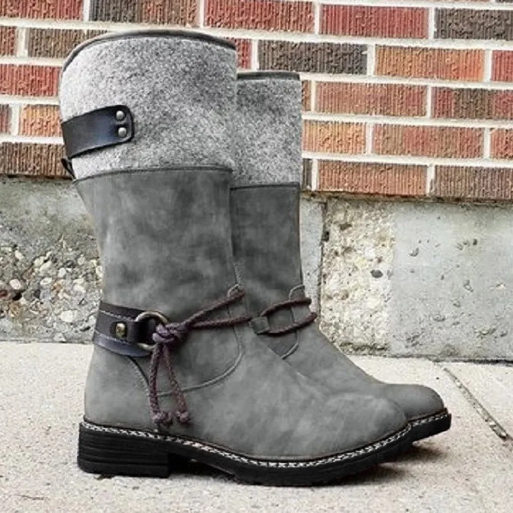 Обувь; женские модные ботинки; zapatos de mujer; сапоги до колена; женские модные пикантные теплые зимние сапоги на высоком каблуке с пряжкой