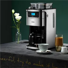900 Вт полностью автоматическая кофемашина шлифовальная машина Американский бытовой шлифовальный корпус из нержавеющей стали изоляция