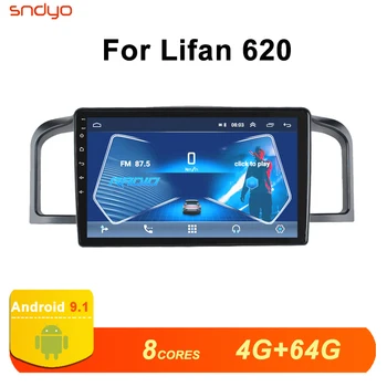 

Android9.1 Car multimedia Player for Lifan 620 Radio DVD GPS Glonass Navigation Audio Video SWC HOT SALE 2.5D 9 inch DSP BT