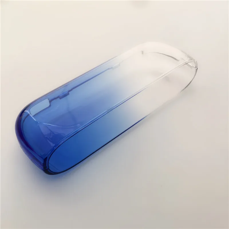Дизайн прозрачный градиентный Синий Красный Желтый цвет чехол для IQOS 3,0 Твердый чехол Ecig аксессуары 3,0 Duo защитный чехол