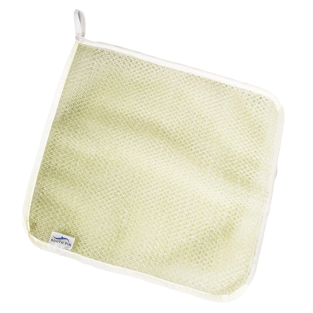 Soft Two Sides Face Body Exfoliating Scrubbing Terry Cloth Pad withLanyard Bath Washing Towel Washcloth for Women Men