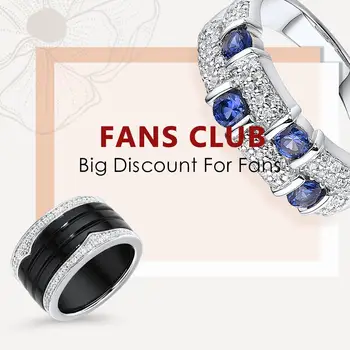 

SANTUZZA Silver Rings For Women Genuine 925 Sterling Silver Sparkling CZ Trendy Elegant Party Fashion Fine Jewelry