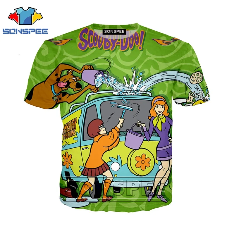 08 Футболка с 3d принтом аниме для мужчин и женщин, homme Scooby, модная футболка для детей, doo Harajuku, сексуальные футболки с собачкой, Забавные футболки, homme, футболка A09 - Цвет: 08