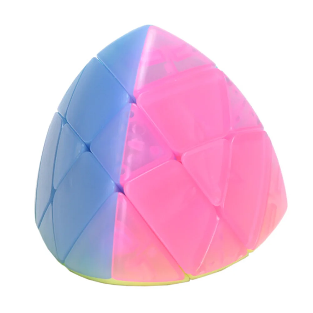 

IQ-Cubes QiYi Mastermorphix Jelly Cube high speed Cube Puzzle Magic Professional Learning&Educational Cubos magicos Kid Toys