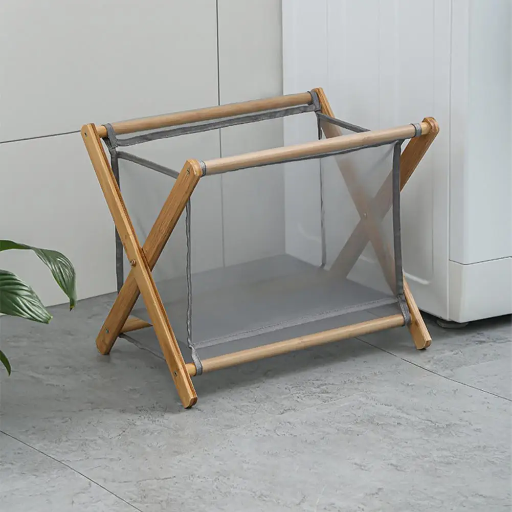 

X-shape Collapsible Laundry Hamper Foldable Book Organizer Fabric Washing Clothes Laundry Organizer Book Basket for Household