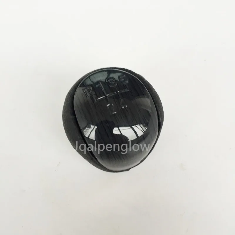 black gear knob 5 скоростей ручка переключения передач+ рычаг переключения передач для Kia Forte 2009-2012 автомобильный Стайлинг Черный и серебристый рычаг переключения передач - Название цвета: black gear knob