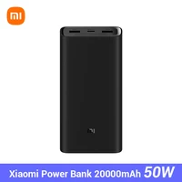 Xiaomi Power Bank 3 20000mAh 50W PB200SZM 3 USB Type C Fast Charging Portable Mi Powerbank 20000 External Battery Poverbank 1